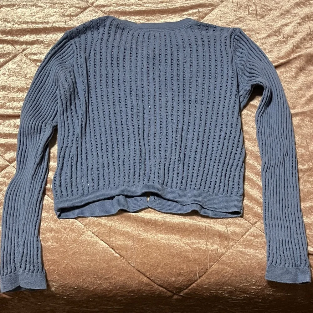 GAP Kids Navy Ribbed Sweater - Picture 4 of 4